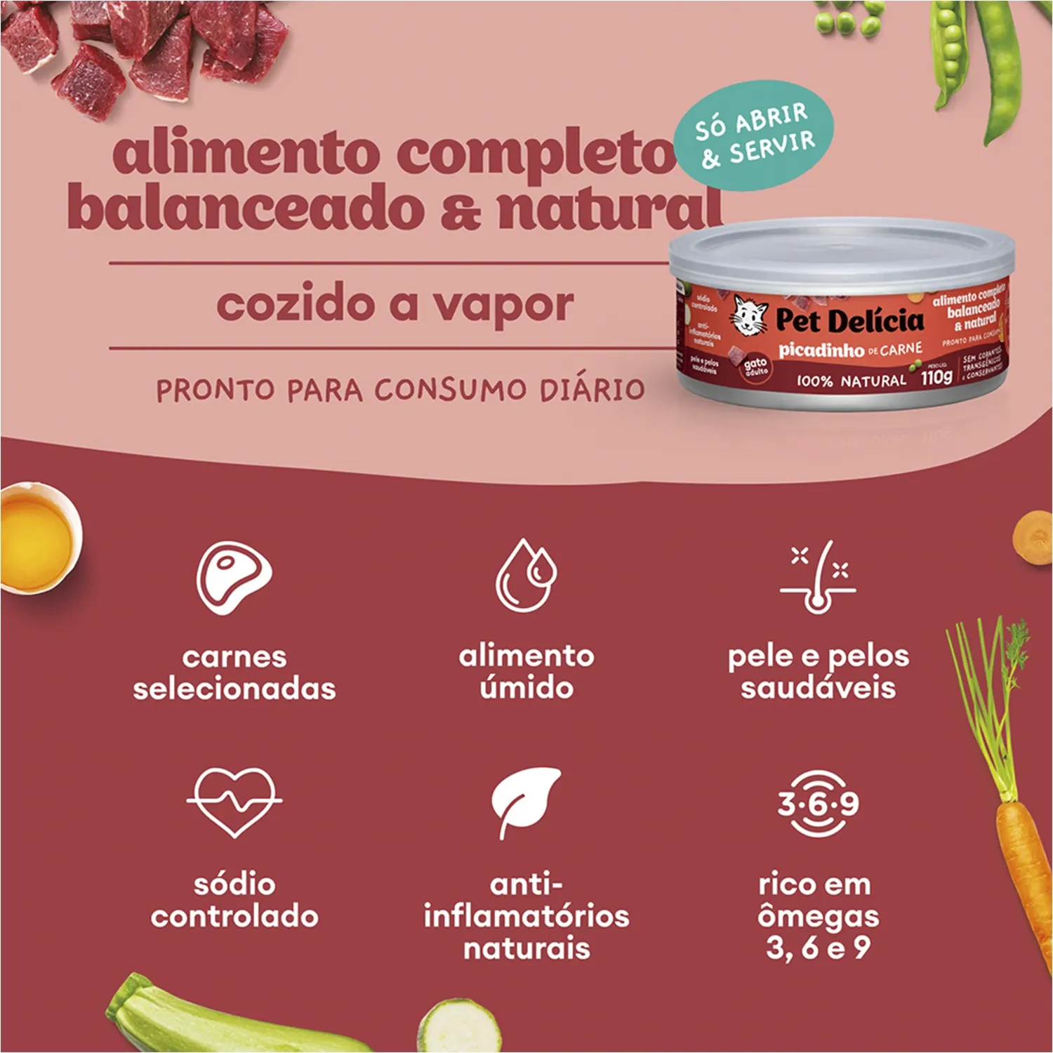 Alimento Completo e Balanceado 110g